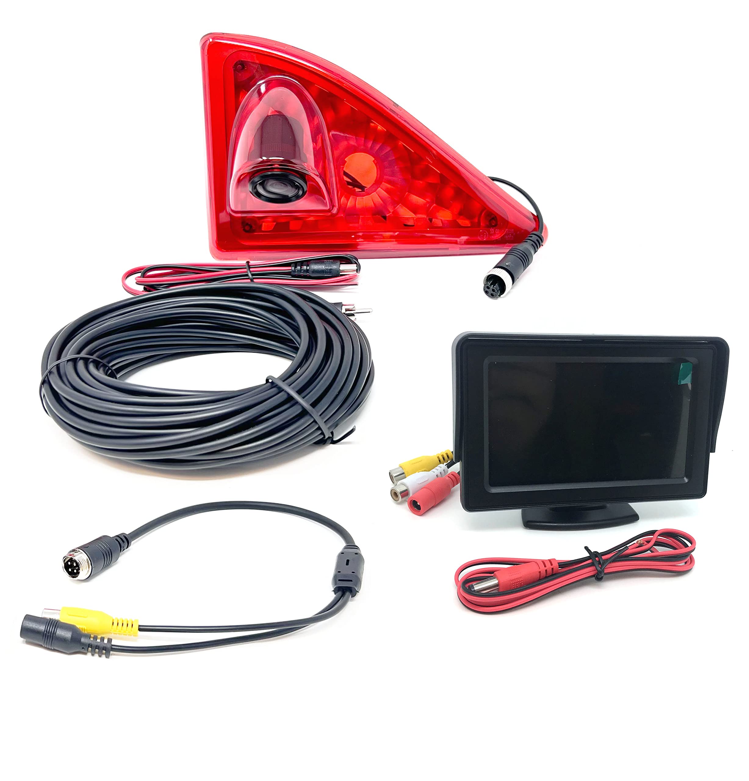 Dolphin Automotive Rear Brake Light Reversing Camera For Renault Master Van 2010 – Onwards - With 4.3" Dash Monitor