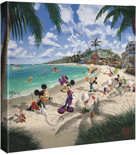 Amazon.com: Thomas Kinkade Mickey and Minnie in Hawaii 14