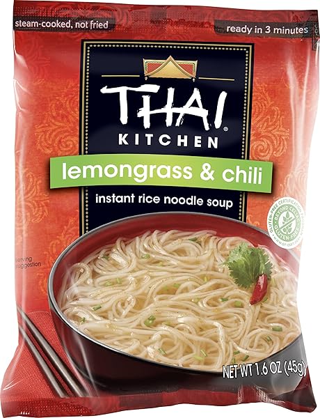 THAI KITCHEN GLUTEN FREE LEMONGRASS & CHILI INSTANT RICE NOODLE SOUP, 1.6 OZ
