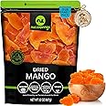NUT CRAVINGS Dry Fruits - Sun Dried Mango Slices, with Sugar Added (32oz - 2 LB) Packed Fresh in Resealable Bag - Sweet Snack, Healthy Food, Naturally Grown, Vegan, Kosher Certified
