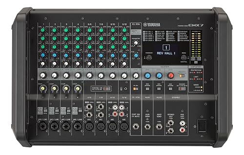 Yamaha EMX7 12-input Stereo Powered Mixer w/ DSP Effects in Oman ...