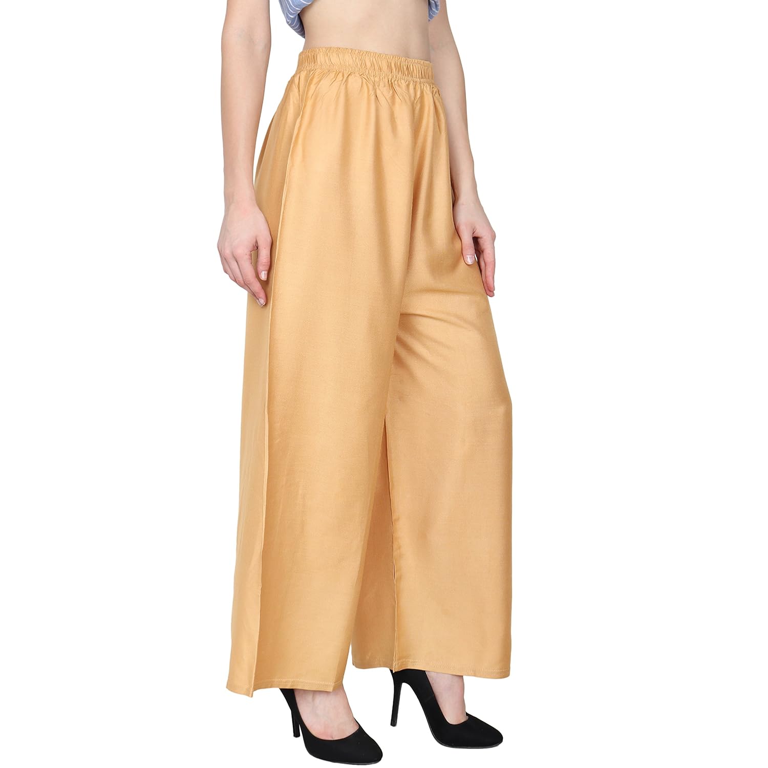 eldino women's rayon palazzo pant