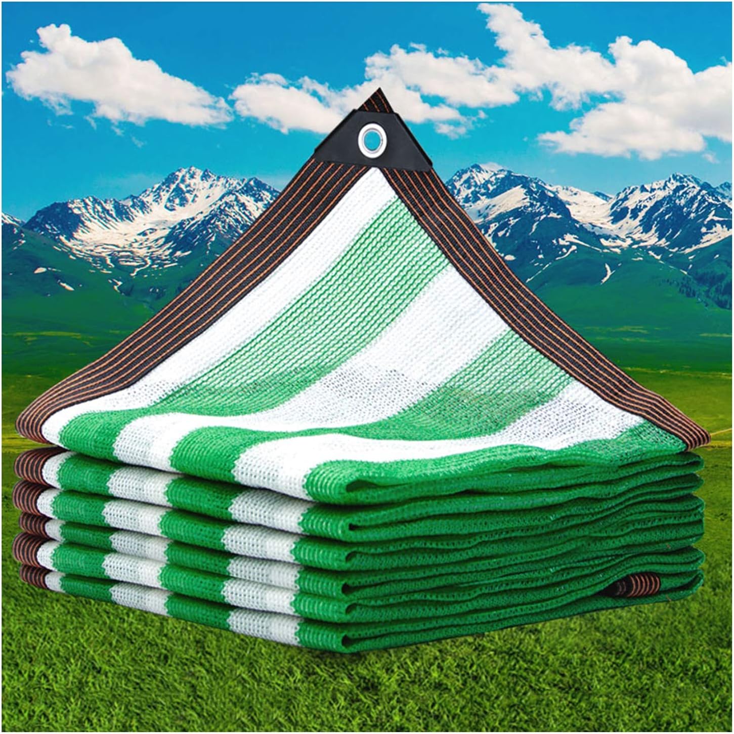 Shade Net Cloth HUA Color Striped Shade Net Shade Cloth, Outdoor Patio