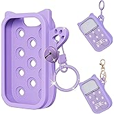 PeaKalo Cat Silicone Case for Touchland Hand Sanitizer Spray, Compatible with Power Mist Glow Mist 1 FL OZ/30ML for Touchland Case with 2 Keychains Cute Bell Portable Travel Accessory