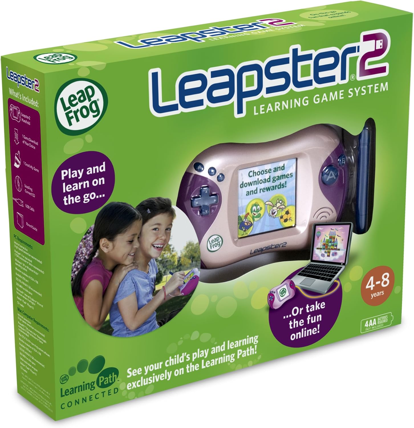 Amazon Com Leapfrog Leapster 2 Learning Game System Pink Toys Games