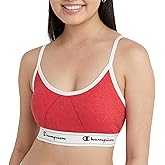 Champion Womens Heritage Bralette, Cotton Stretch Pullover Bra, Moisture Wicking Bra, Single Or 2-Pack