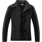 Outdoor Ventures Women's Lightweight Warm Zip Up Long-Sleeve Soft Polar Fleece Jacket for Fall Winter