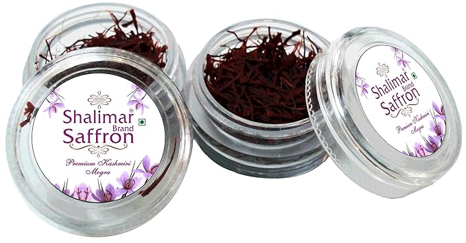 Shalimar Brand Premium Saffron Authentic Kashmir Mogra A1 Kesar - 0.5Gram