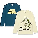Amazon Essentials Disney | Marvel | Star Wars Men's Long-Sleeve T-Shirts, Pack of 2