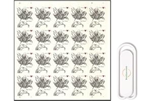 Vintage Tulip Pane of 20 Postage Wedding Stamps Scott 5002 Bundled with Northarvest Clip