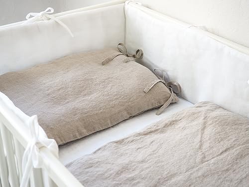 linen crib bedding