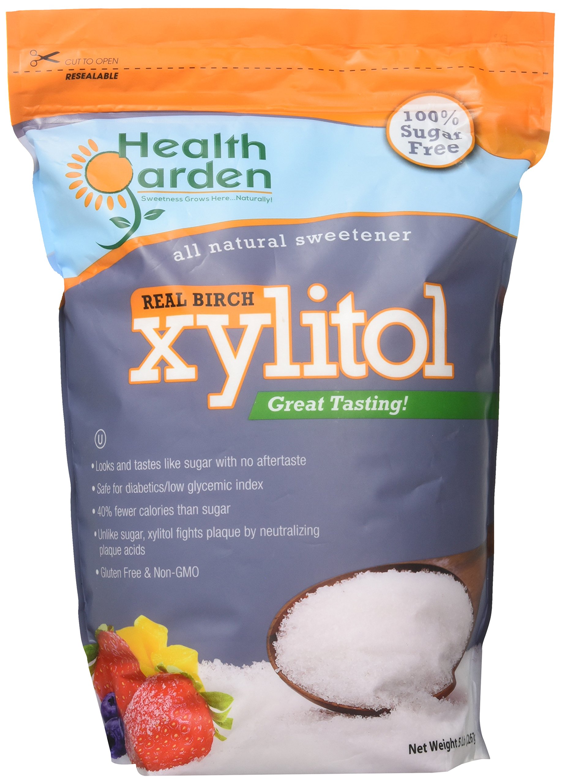 Garden of Health Products Kosher Birch Xylitol 5 lb NEW, FREE SHIPPING
