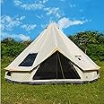 SECTORWING Backpacking Bell Tent with Top Stove Jack for All Year Living, 300D Oxford Waterproof Yurt Tents House for Camping Glamping,Parties,Outdoor Events