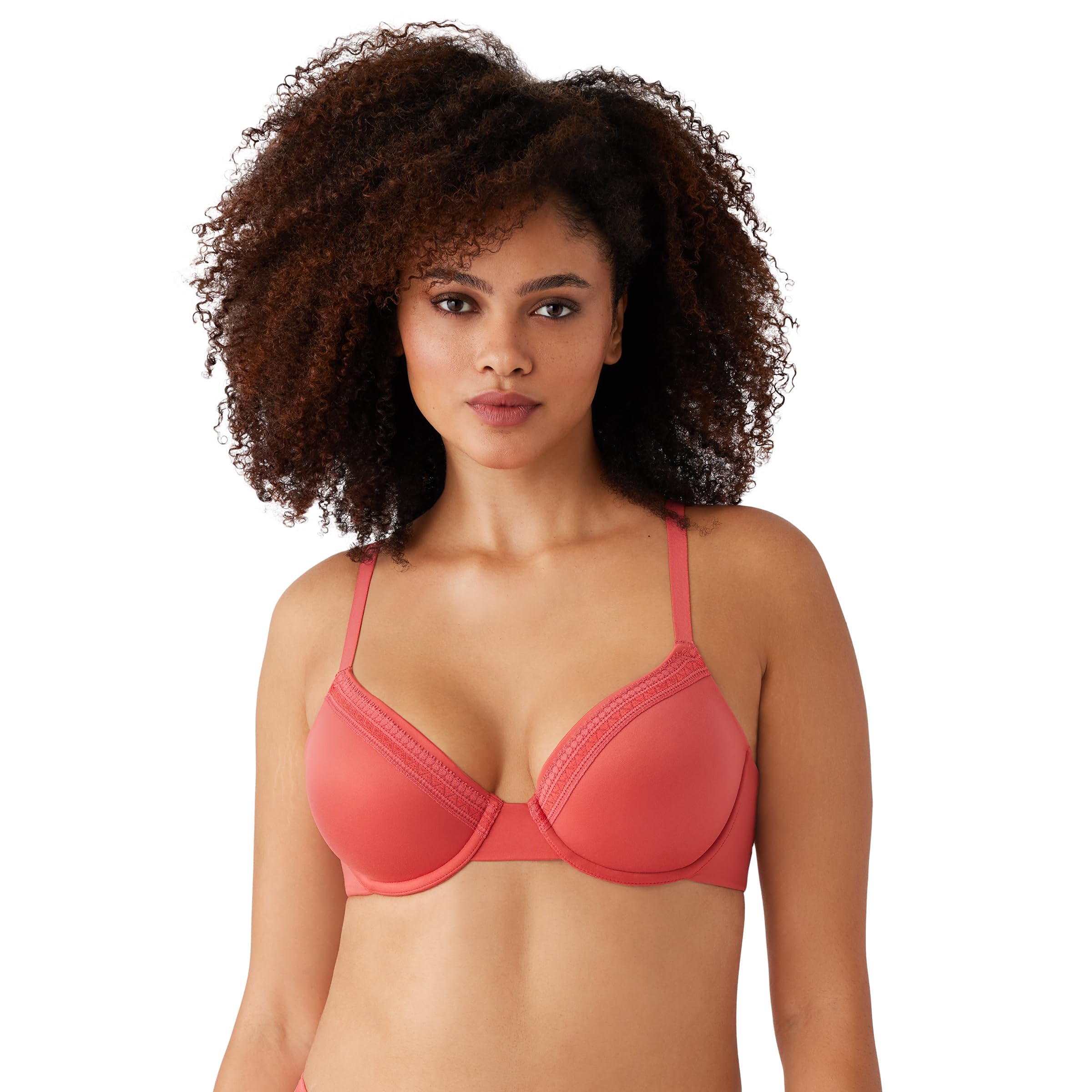 Wacoal Women's Perfect Primer Convertible Underwire T Shirt Bra, Mineral Red, 40C Image