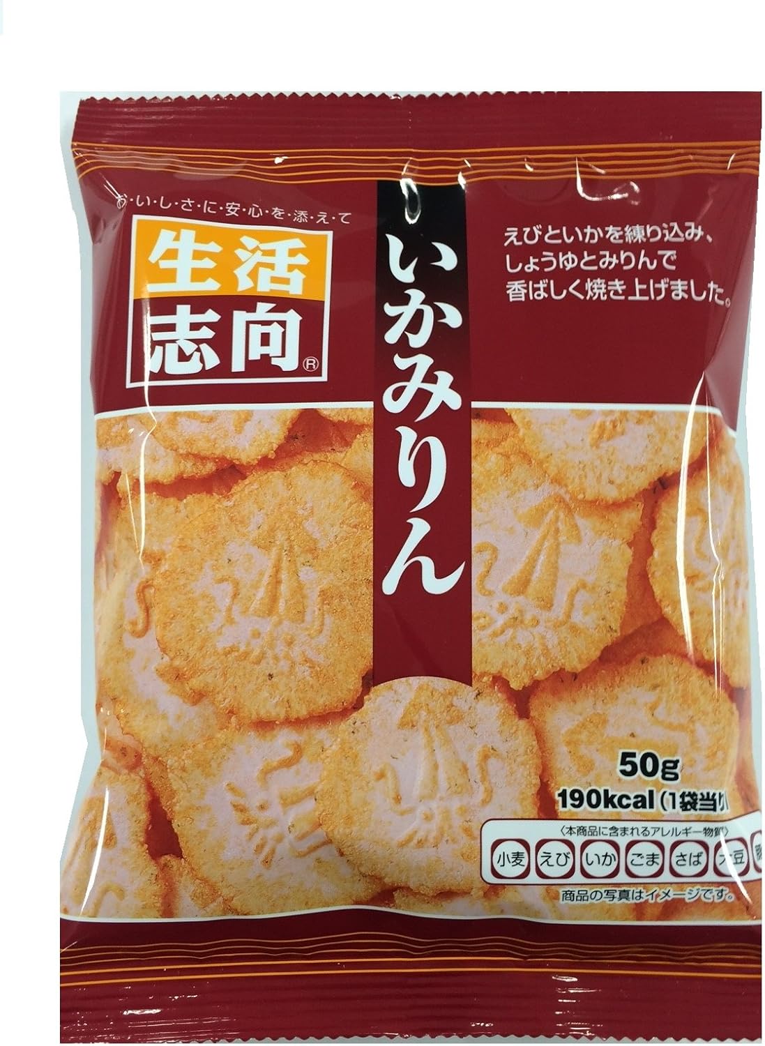 Amazon 生活志向 いかみりん 50g 12個 生活志向 おつまみ 珍味 通販