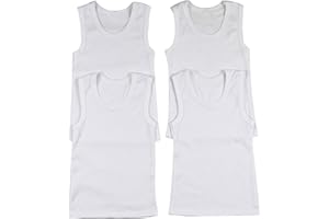 ToBeInStyle Boy's Pack of 4 Tank Tops