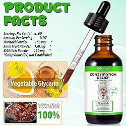 VOSIFSDIY Cat Constipation Relief, Liquid Drops
