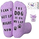 Cyunda Funny Gifts for Mom, Dog Mom Gifts for Women, Fuzzy Socks for Dog Lovers, Christmas Cozy Socks, Stocking Stuffers