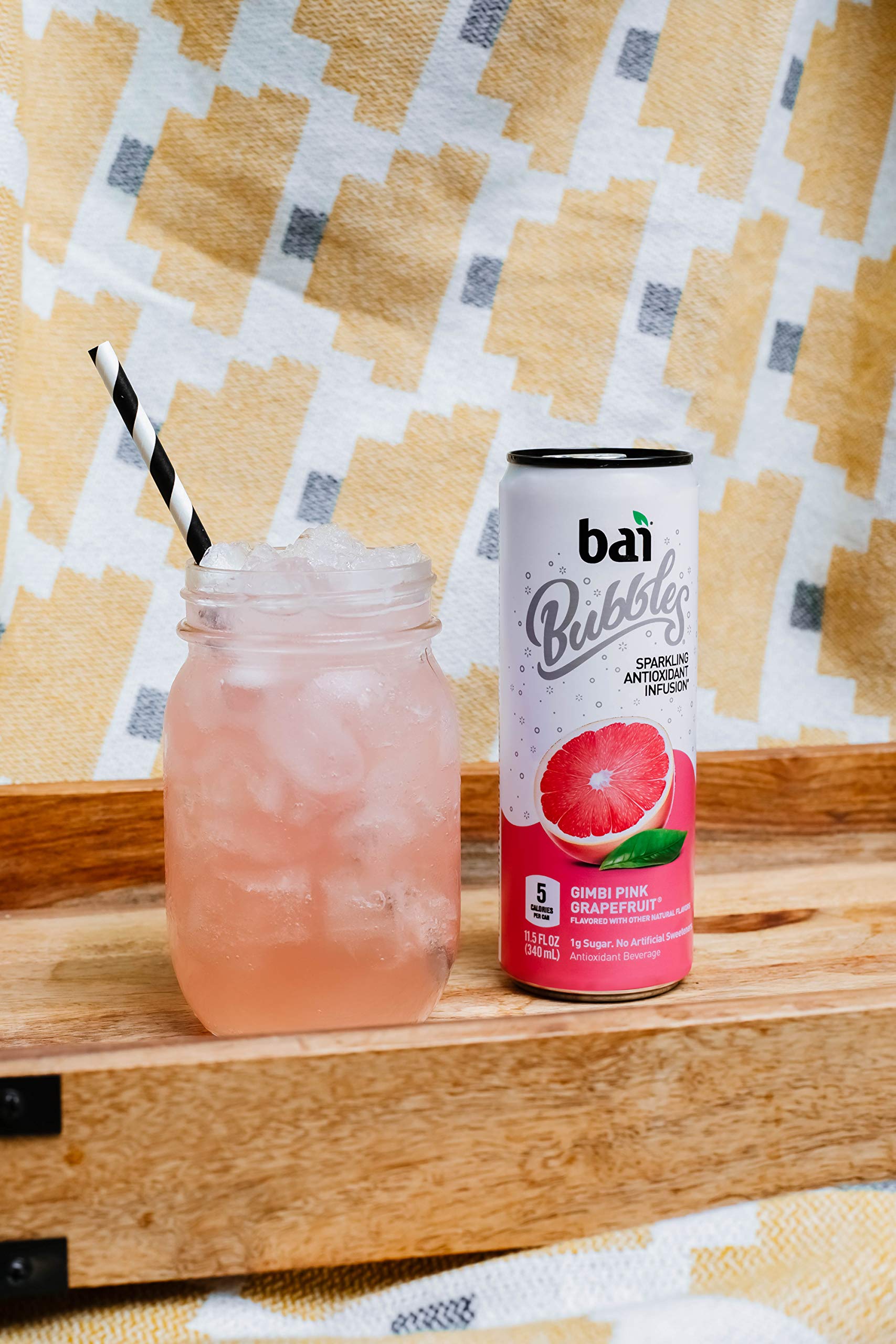 Bai Bubbles Sparkling Water, Voyager Variety Pack, Antioxidant Infused