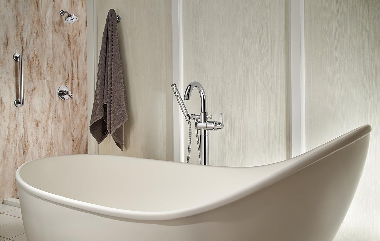 Delta Faucet Bathroom Accessories 75935 Trinsic Bathroom Towel Holder Hook, Polished Chrome, 2.84 x 1.13 x 2.84 inches - Kitchen Faucet - 