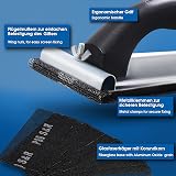 S&R Drywall Sanding Mesh Set 30 Sheets P80 P120 P220 + Hand Sander Silicon view 3