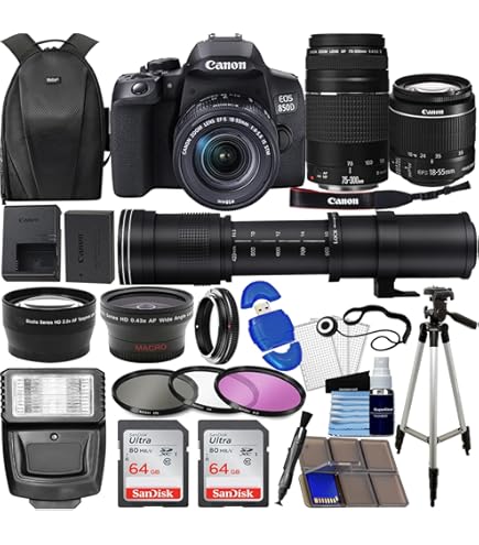 Amazon.com : Canon EOS 850D (Rebel T8i) DSLR Camera w/with 18-55mm