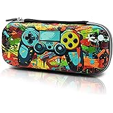 WtallasiSei Game Pencil Case Zip Pencil Box Multi Pouch Holder Desk Organizer For Boys Girls School Office