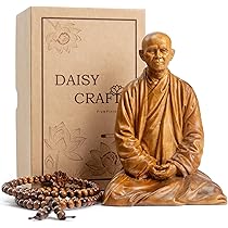 Amazon.com: DAISYCRAFTVN Wooden Buddha Shakyamuni Statue