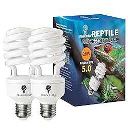 2 Pack 23-Watt Reptile Bulb Tropical UVA UVB Light