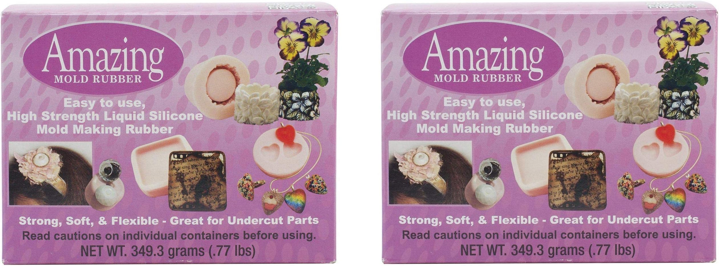 lumilite Amazing Mold Rubber Kit, 0.77 oz. (2-(Pack))