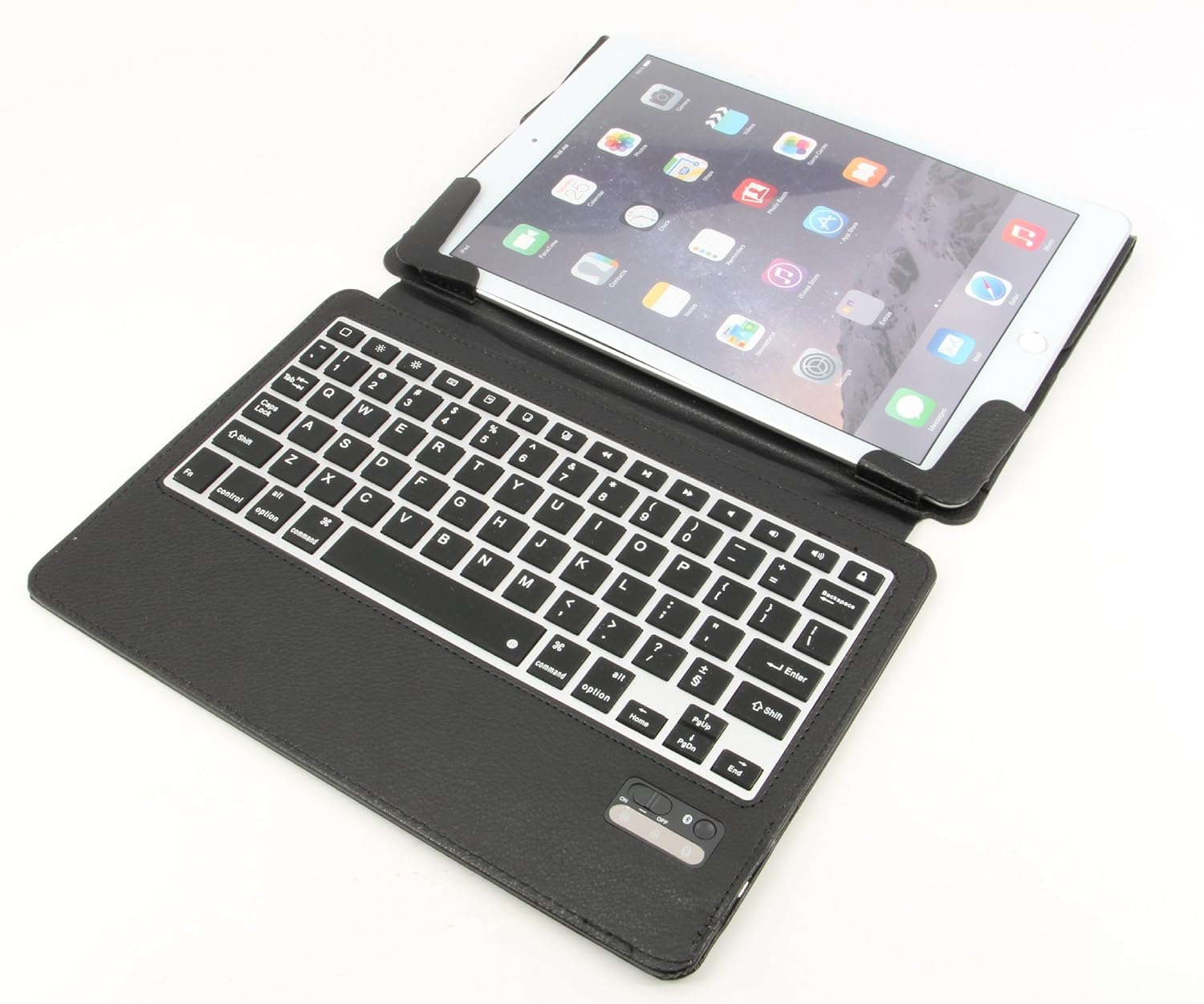 Ultra Slim iPad Air 2 Folio ABS Wireless Bluetooth Keyboard Case