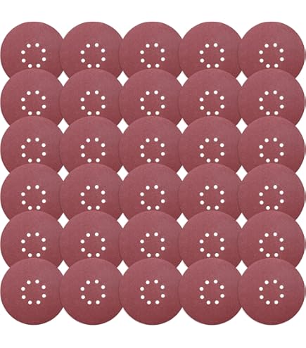 9 Inch Drywall Disc Sander Pads Hook Loop 8-Hole 6mm Thread Sanding - View #5