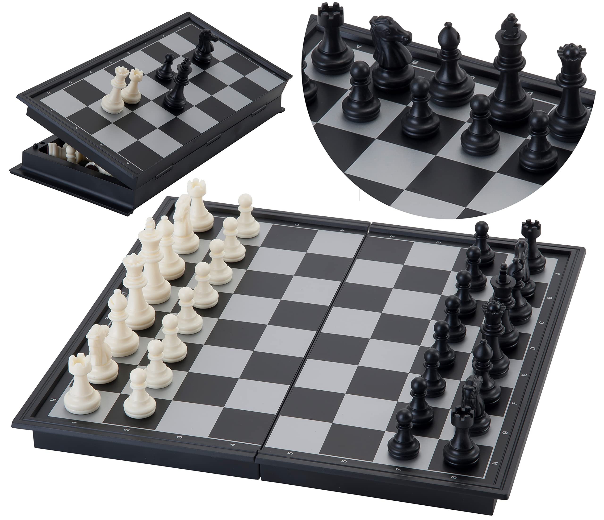 Engelhart - 200711-200712- Travel Magnetic Chess Game 16 cm / 24 cm (24 cm x 24 cm) — image 1