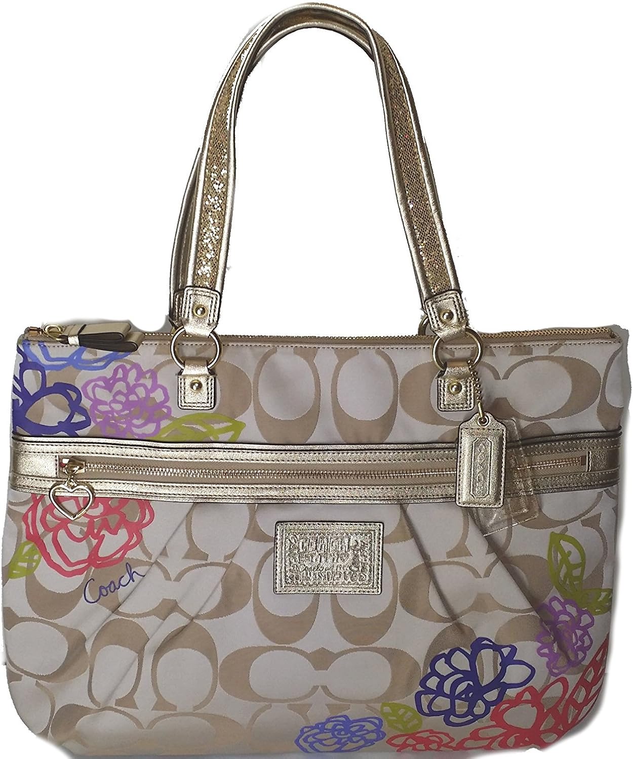 coach multicolor purse