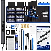 XOOL 150 in 1 Electric Screwdriver Set Precision Screwdriver Set with 120 Magnetic Bits, Rechargeable 2 Gears Torque Power Screwdriver Kit for Electronics, Computer, Laptops, Phone, PC, Game Console