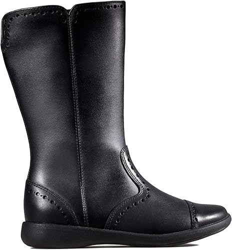 clarks boots kids black