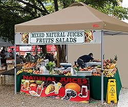 MASTERCANOPY Durable Pop-up Canopy Tent with 1