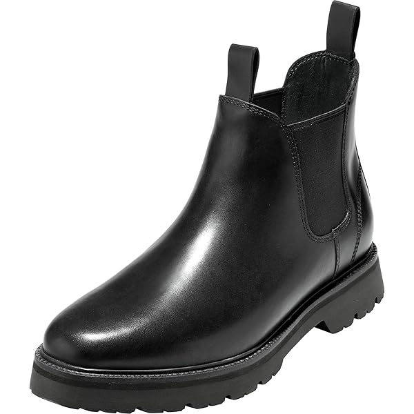 (取寄) コールハーン メンズ アメリカン クラシックス チェルシー ブーツ Cole Haan men American Classics Chelsea Boots Morel Nubuck Waterproof/Black Amazon.com | Cole Haan Mens Berkshire Lug Chelsea Boot, Black