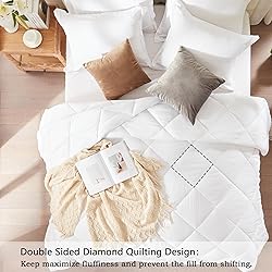 NexHome Down Alternative Solid Comforter Set Queen