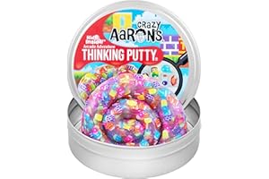 Crazy Aaron's Thinking Putty - Arcade Adventure - Multi-Color Sensory Putty for Kids and Adults in a 4" Tin - Creative and En