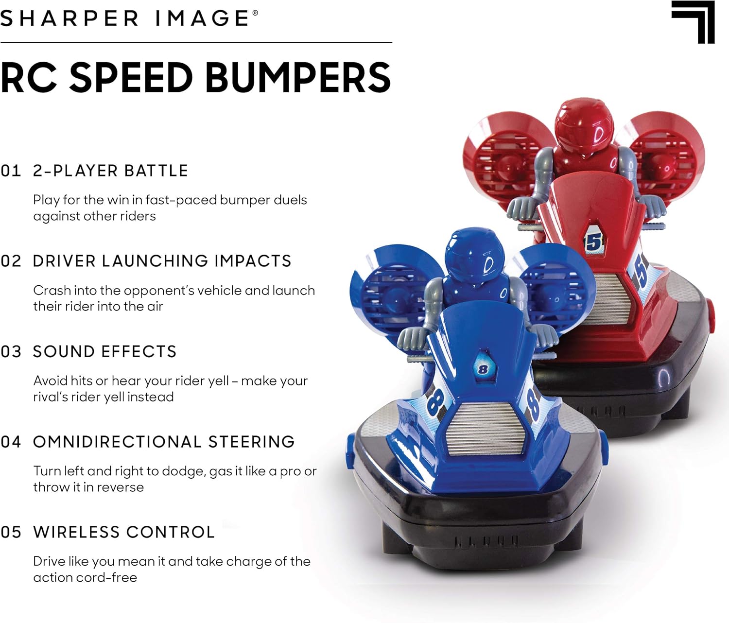 sharper image bumper cars