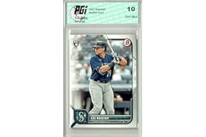 PRISTINE GRADING INTERNATIONAL Cal Raleigh 2022 Bowman #49 Big Dumper Rookie Card PGI 10