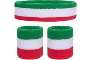 ONUPGO Kids Sweatbands Toddler Headband Wristband Set - Athletic Cotton Baby Sweat Band for Kids Youth Baby (1 Headband + 2 Wristbands)