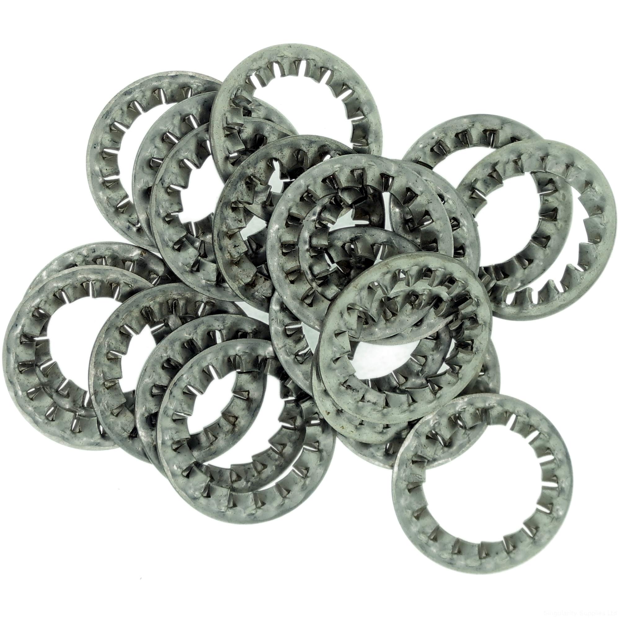 M3.5 (3.5mm) Shakeproof Washer (Internal Serrated) - Stainless Steel (A2) (Pack of 20)