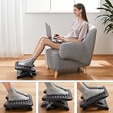 HUANUO Adjustable Under Desk Footrest Ergonomic Foot Rest 3 Height Tilt view 3