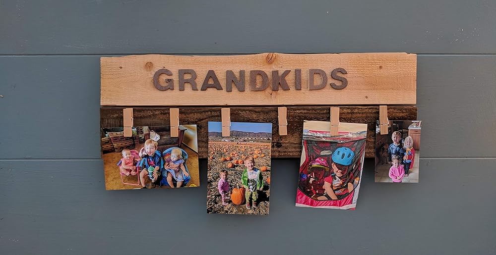 Grandkids Collage Picture Frame Handmade