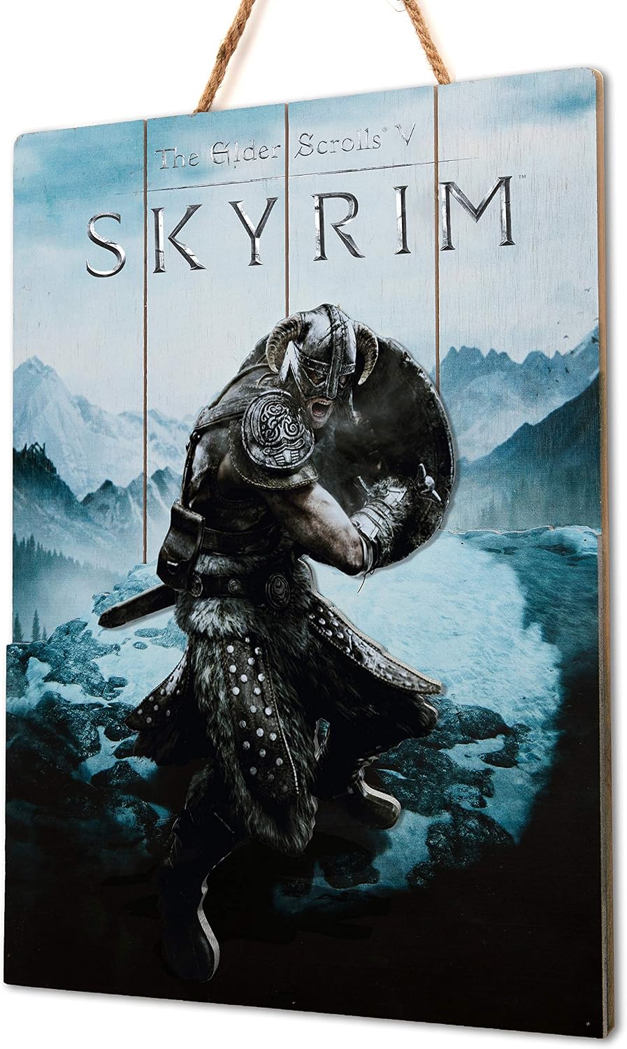 Doctor Collector DCSKY02 Skyrim Aereal Woodarts 3D-Limited Edition,16 x 12 inches, blue, 50L x 24W cm - Image 4