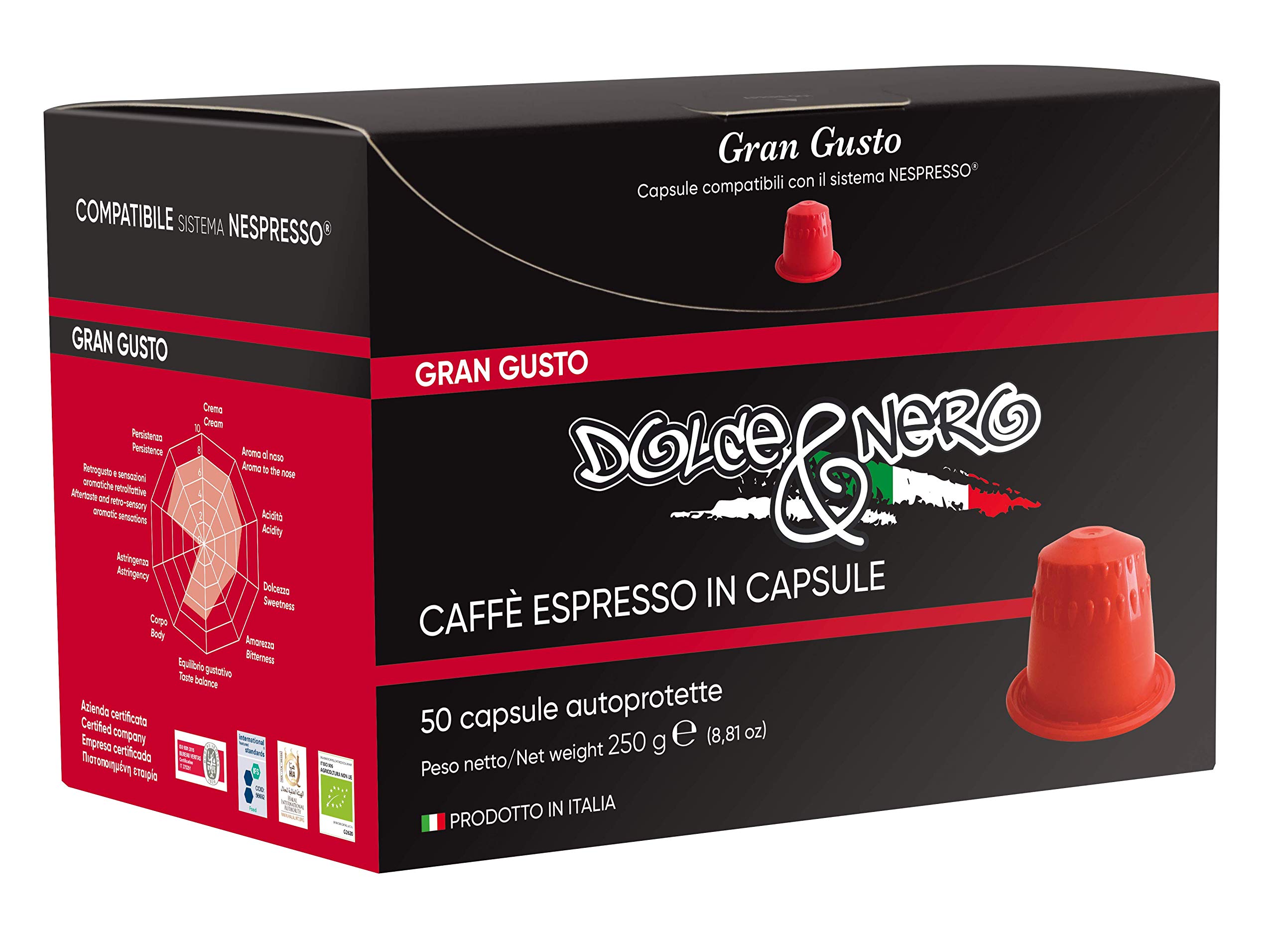Dolce \u0026 Nero Coffee Espresso Capsules 