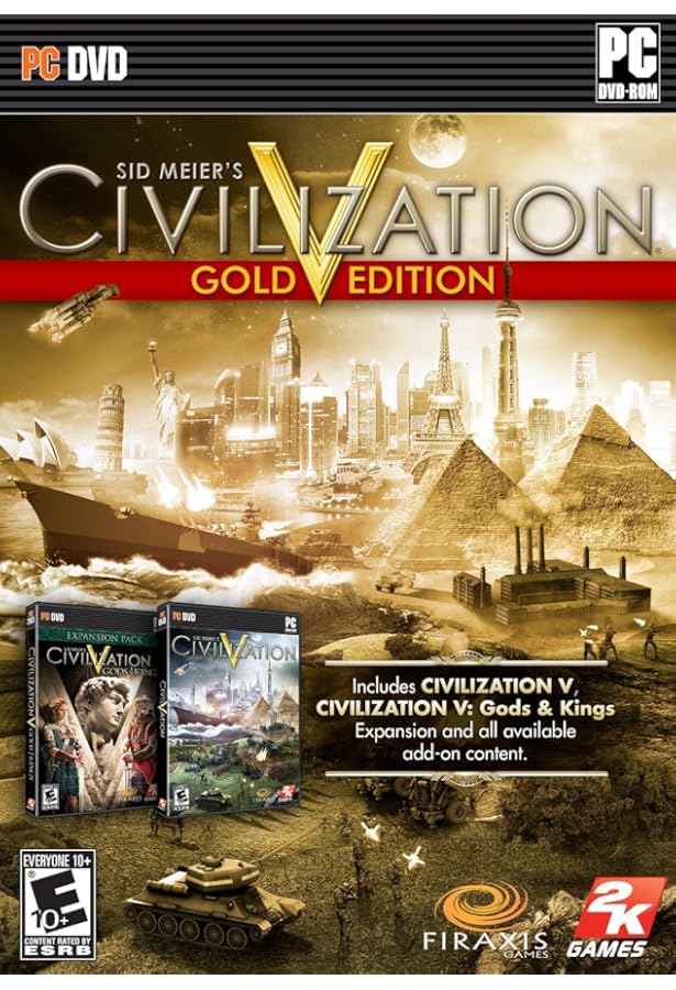 PCゲームSid Meier's Civilization V』フィギュア付き Amazon.com: Sid Meier's Civilization V: The Complete Edition - PC