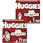 Newborn Baby Diapers (128ct) & Size 1 (198ct), Huggies Little Snugglers